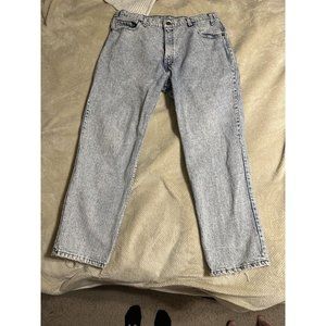 VINTAGE Levis 540 Men's Jeans 40x30 Blue Moon Wash 90's Denim Leather Tab USA